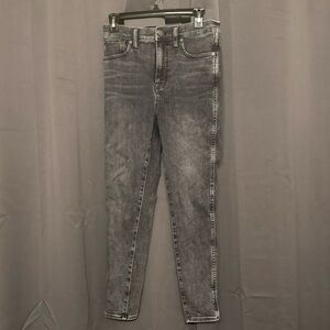 Madewell 10 in. High Rise Skinny Crop Jeans Women's Size 28 Style #MC519 Oakwood